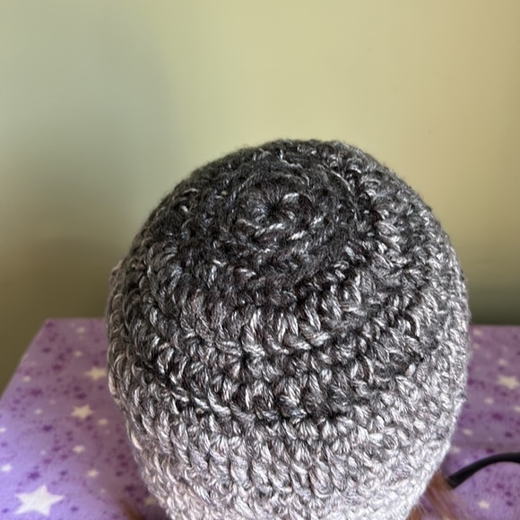 Chic crochet beanie medium soft acrylic yarn new - Picture 5 of 7